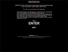 Tablet Screenshot of monsteachsex.com